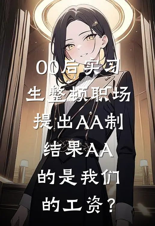 00后实习生整顿职场提出AA制，结果AA的是我们的工资？