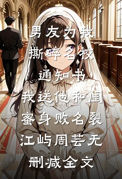 男友为我撕碎名校通知书，我送他和闺蜜身败名裂江屿周芸无删减全文