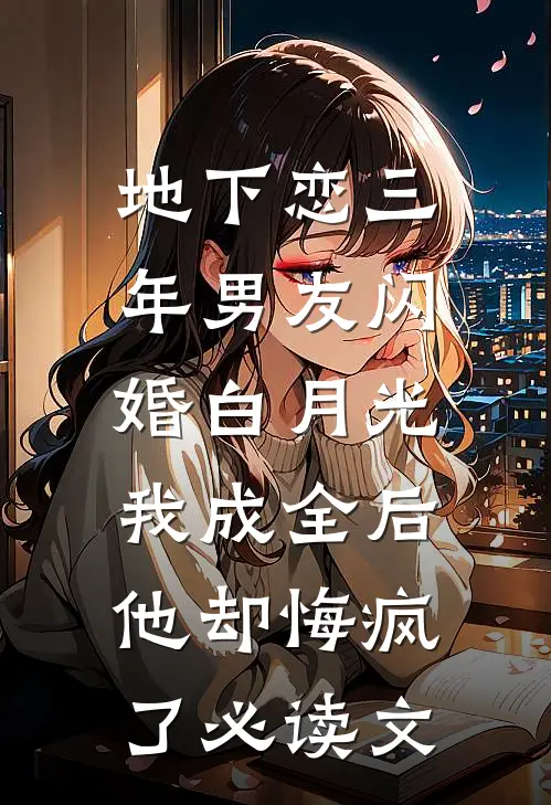 地下恋三年男友闪婚白月光，我成全后他却悔疯了必读文