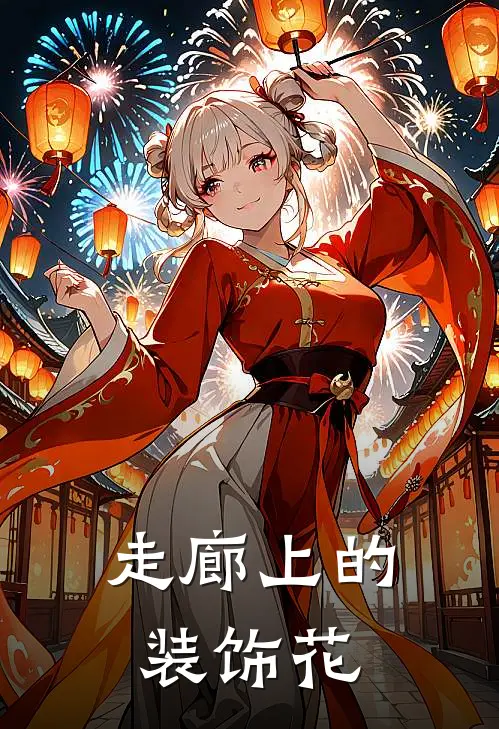 走廊上的装饰花