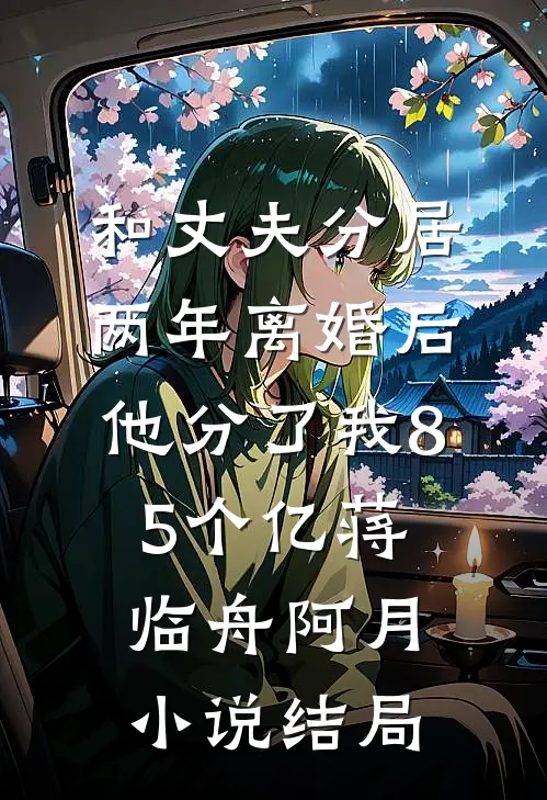 和丈夫分居两年离婚后，他分了我85个亿蒋临舟阿月小说结局