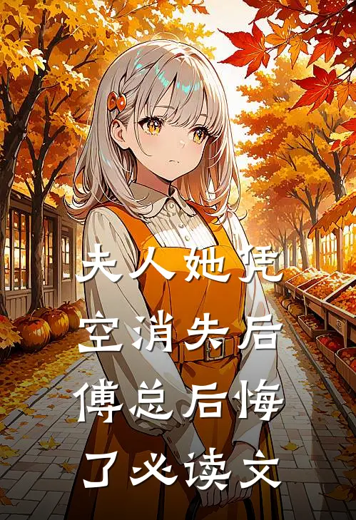 夫人她凭空消失后，傅总后悔了必读文